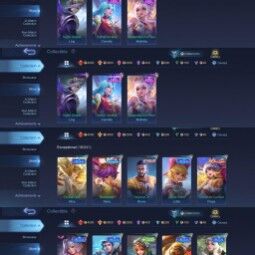 ML 235⚡ALLSTAR MOSKOV⚡️KOF GUINEVERE⚡️LUCKYBOX AKAI KIMMY⚡️VALENTINE FANNY⚡️BLAZING CLAUDE⚡️EPIC NANA RAFAELA FREYA MOSKOV HARLEY MATHILDA⚡️DRA 4